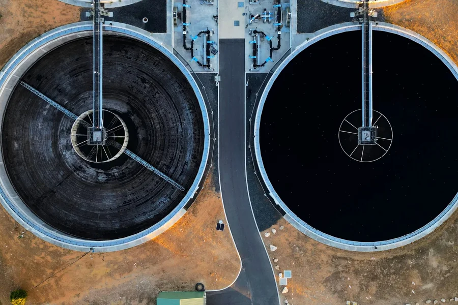 Water treatment basins and process equipment